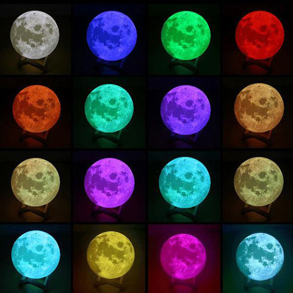 16 Colors Moon Lamp