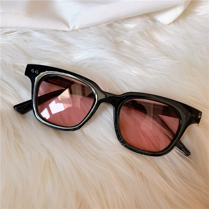 Pink Retro Sunglasses