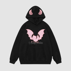 Vintage Heartful Devil Hoodies