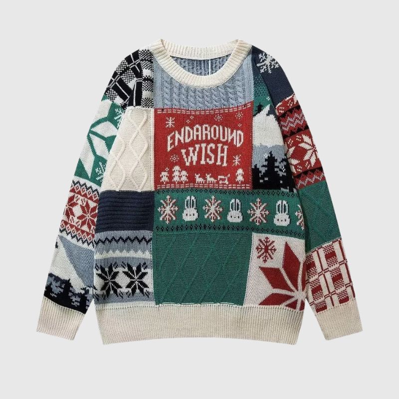 High Street Vintage Loose Christmas Sweater