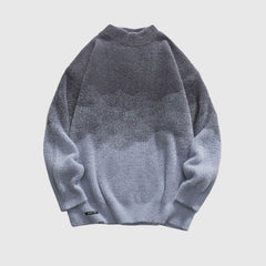 Vintage Ombre Turtleneck Sweater