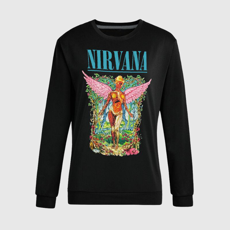 Vintage Angel Printed Sweatshirt