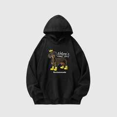 Dog Crown Graphic Hoodie