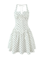 Mia Polka Dot Vintage Mini Dress