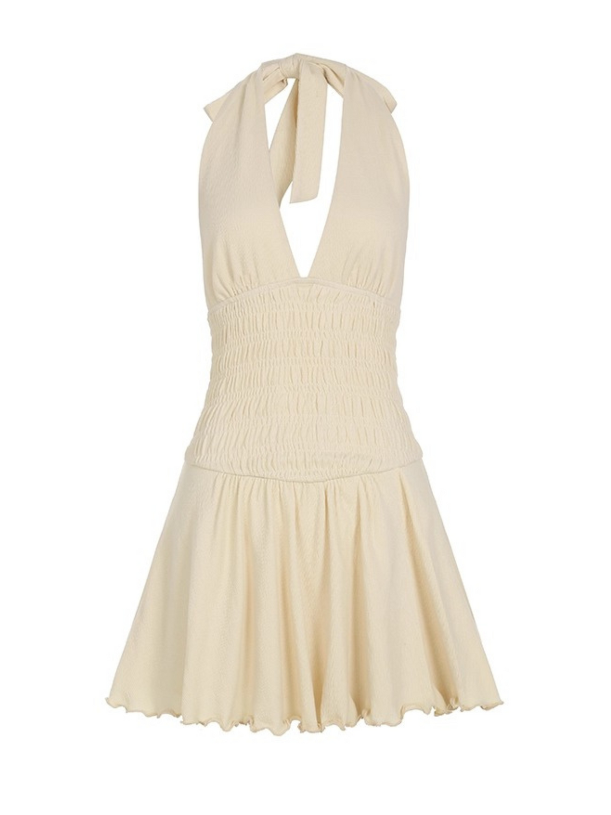 Reya Halter Backless Mini Dress