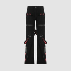 Y2K Star Print Jeans