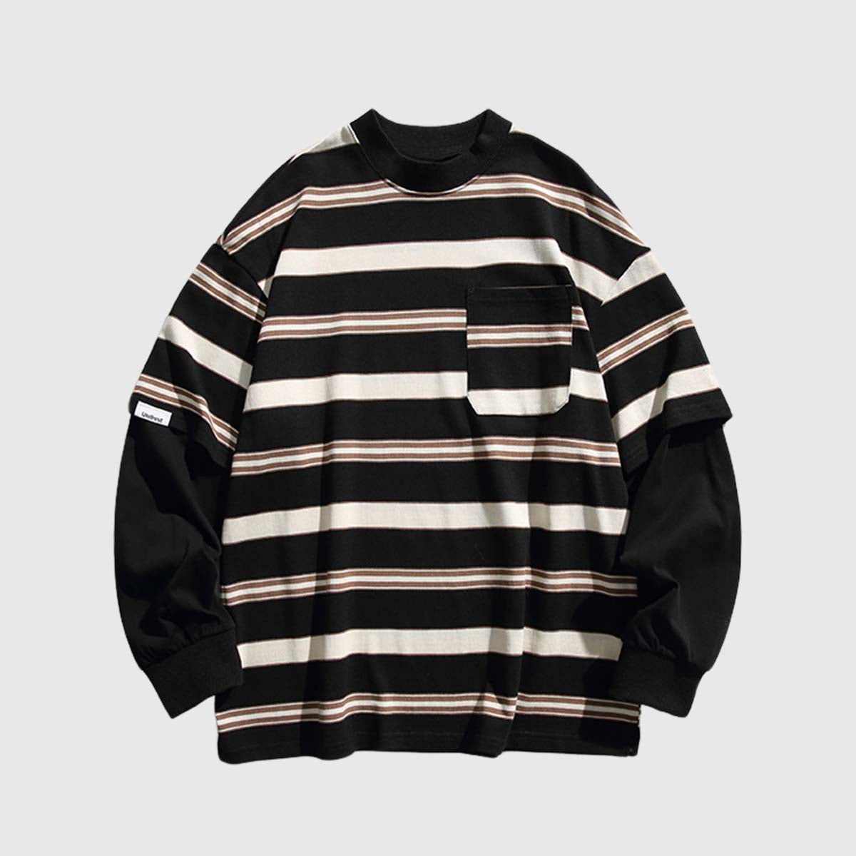 Layered Striped Cityboy Sweatshirt