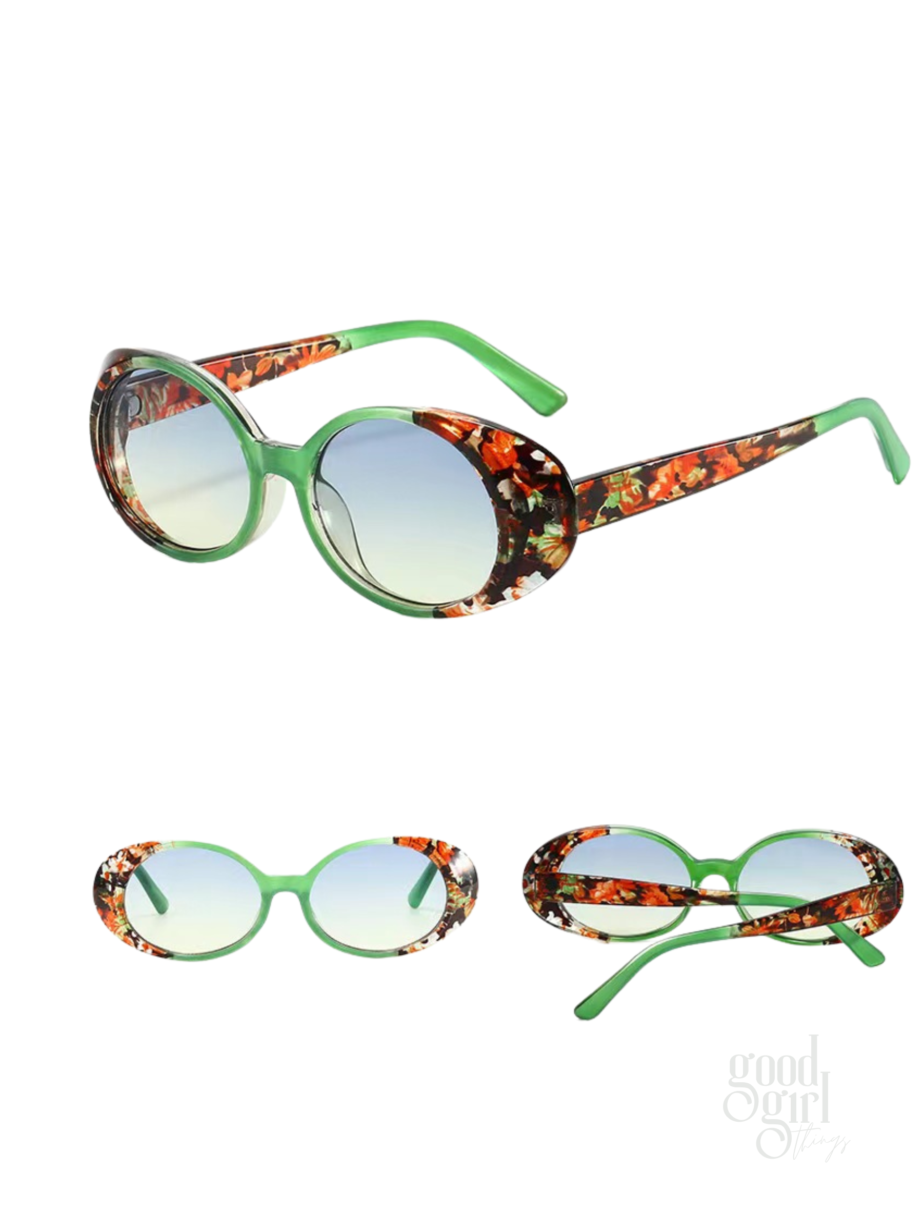 Viana Oval Sunglasses