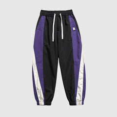 Contrast Panel Jogger Pants