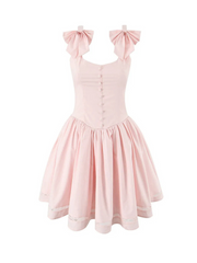 Sahara Bow Strap Mini Dress
