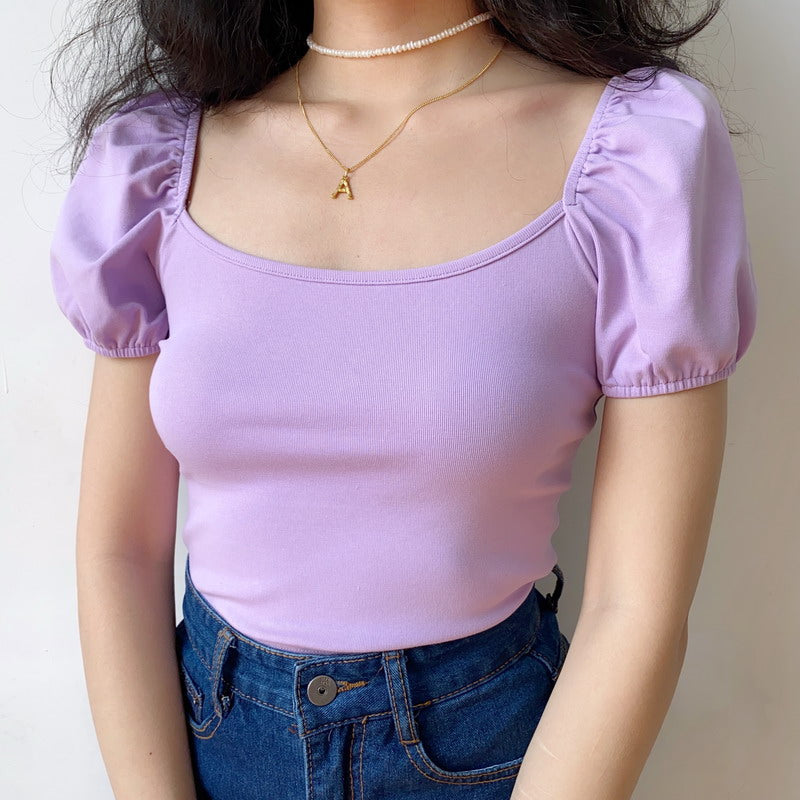 Italian Bubble Sleeve Top