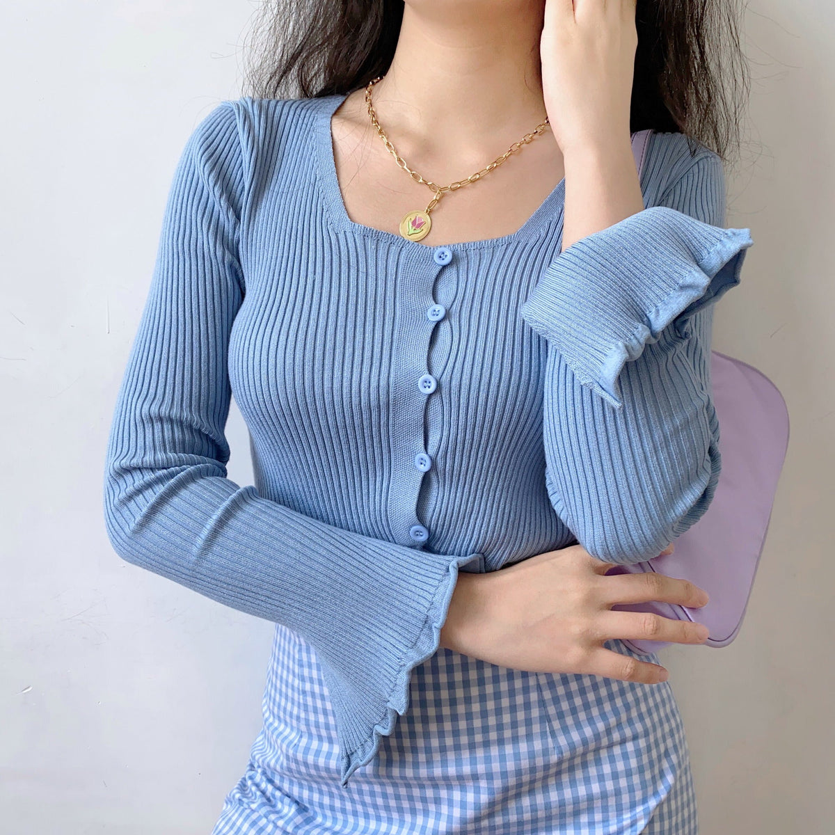 Exploring Slit Knit Cardigan