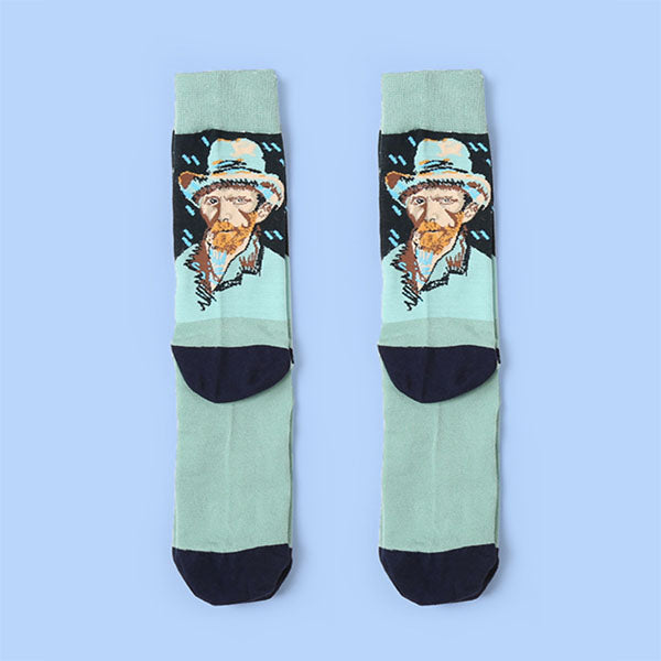 Van Gogh's Self Portrait Sock Vol.1