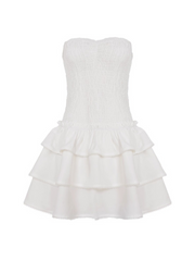 Truth Strapless Ruffled Mini Dress