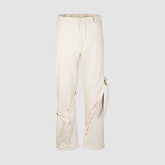 Hiphop Strappy Design Cargo Pants