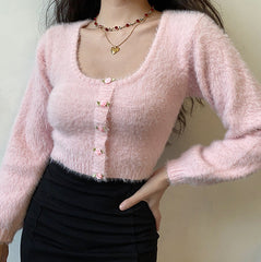 Daphne Rosette Longsleeve Cardigan