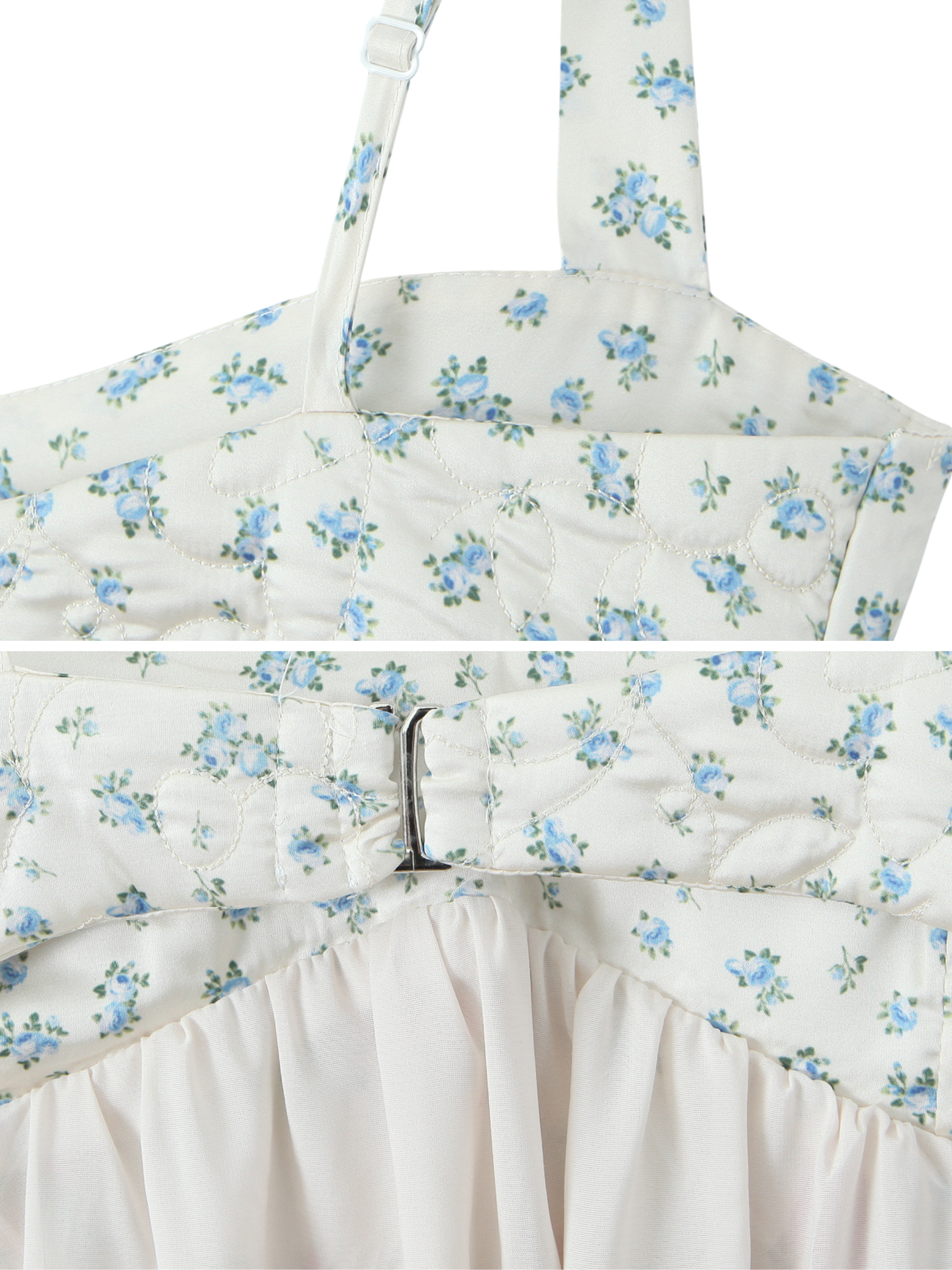 Penina Backless Floral Mini Dress