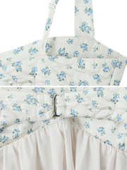 Penina Backless Floral Mini Dress