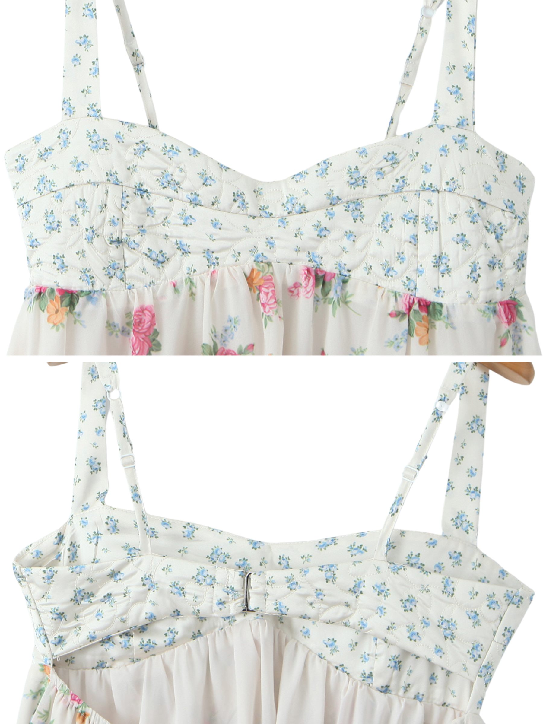 Penina Backless Floral Mini Dress