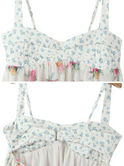 Penina Backless Floral Mini Dress