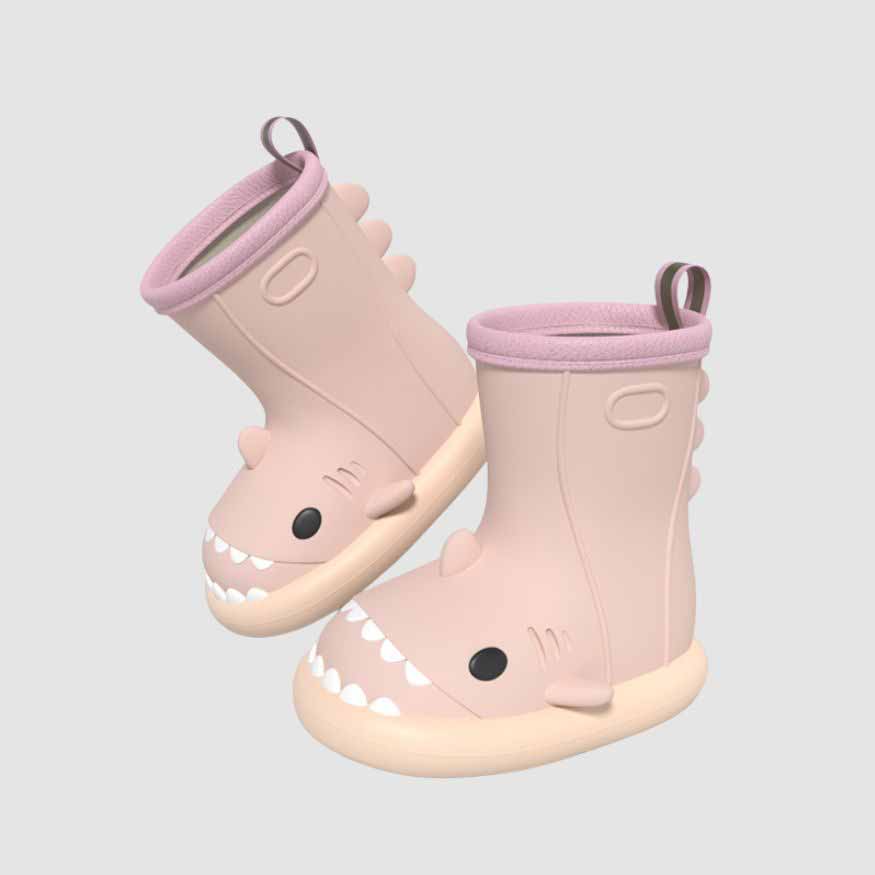 Cartoon Shark Rain Boots