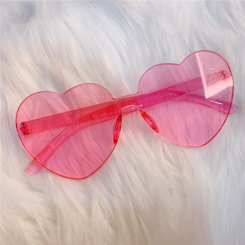 Pink Retro Sunglasses