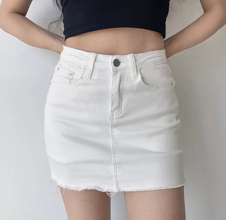 Edgy Gal Denim Skirt