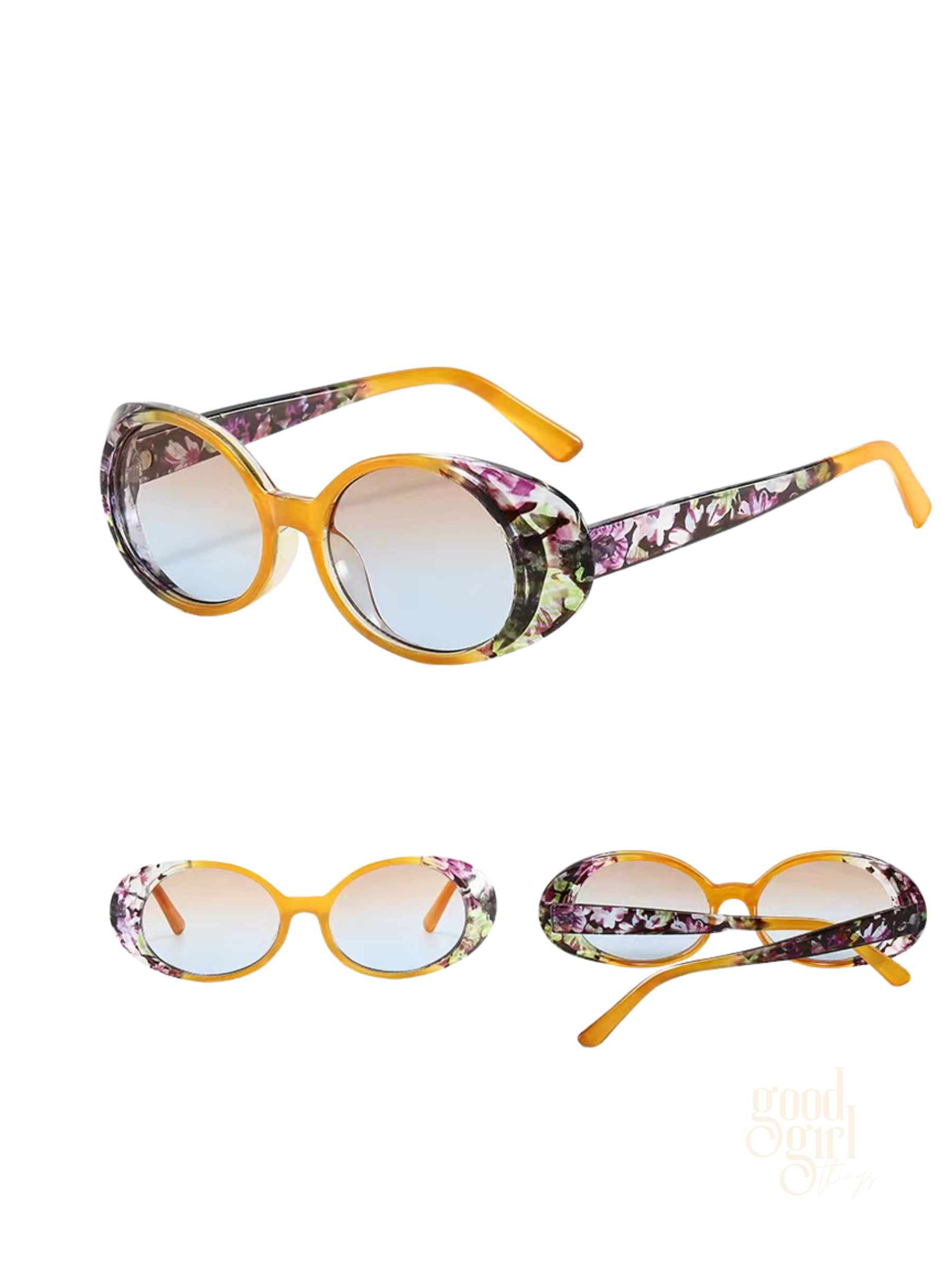 Viana Oval Sunglasses