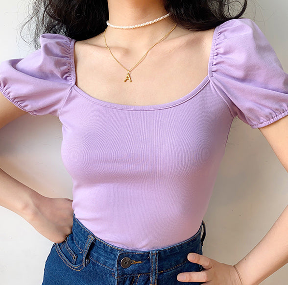 Italian Bubble Sleeve Top