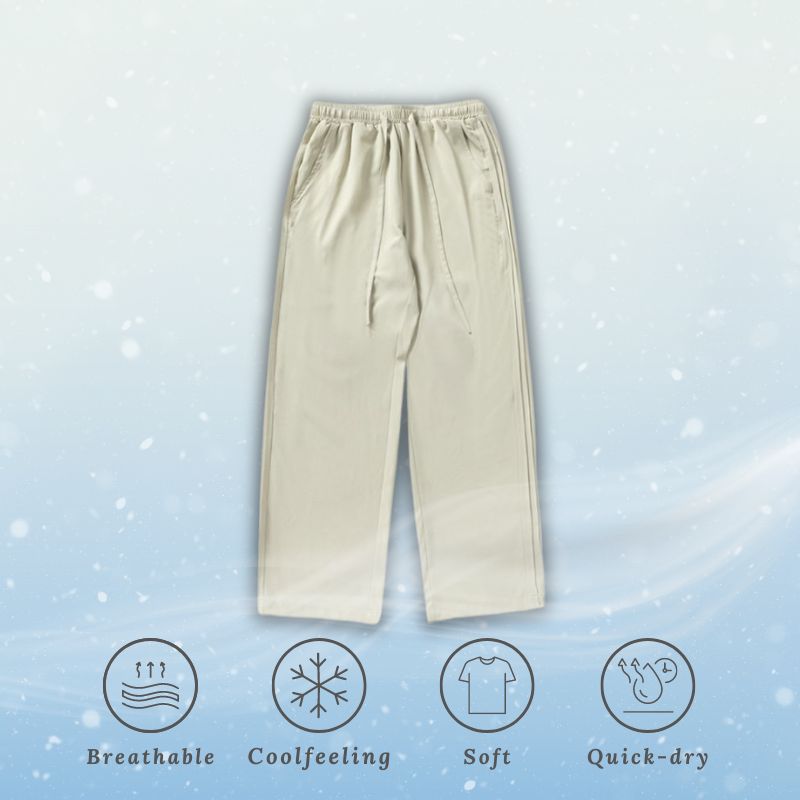 Ice Silk Casual Pants