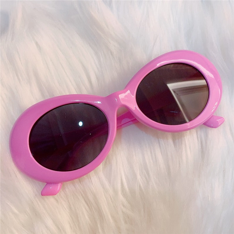 Pink Retro Sunglasses