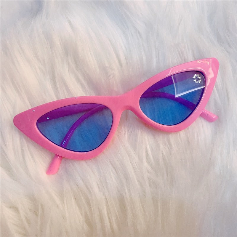 Pink Retro Sunglasses