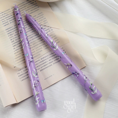 Lyra Pastel Garden Floral Candles