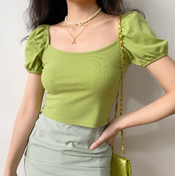 Italian Bubble Sleeve Top