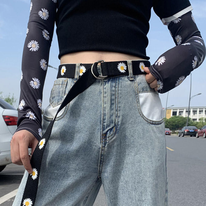 2.0 Daisy Canvas Belt