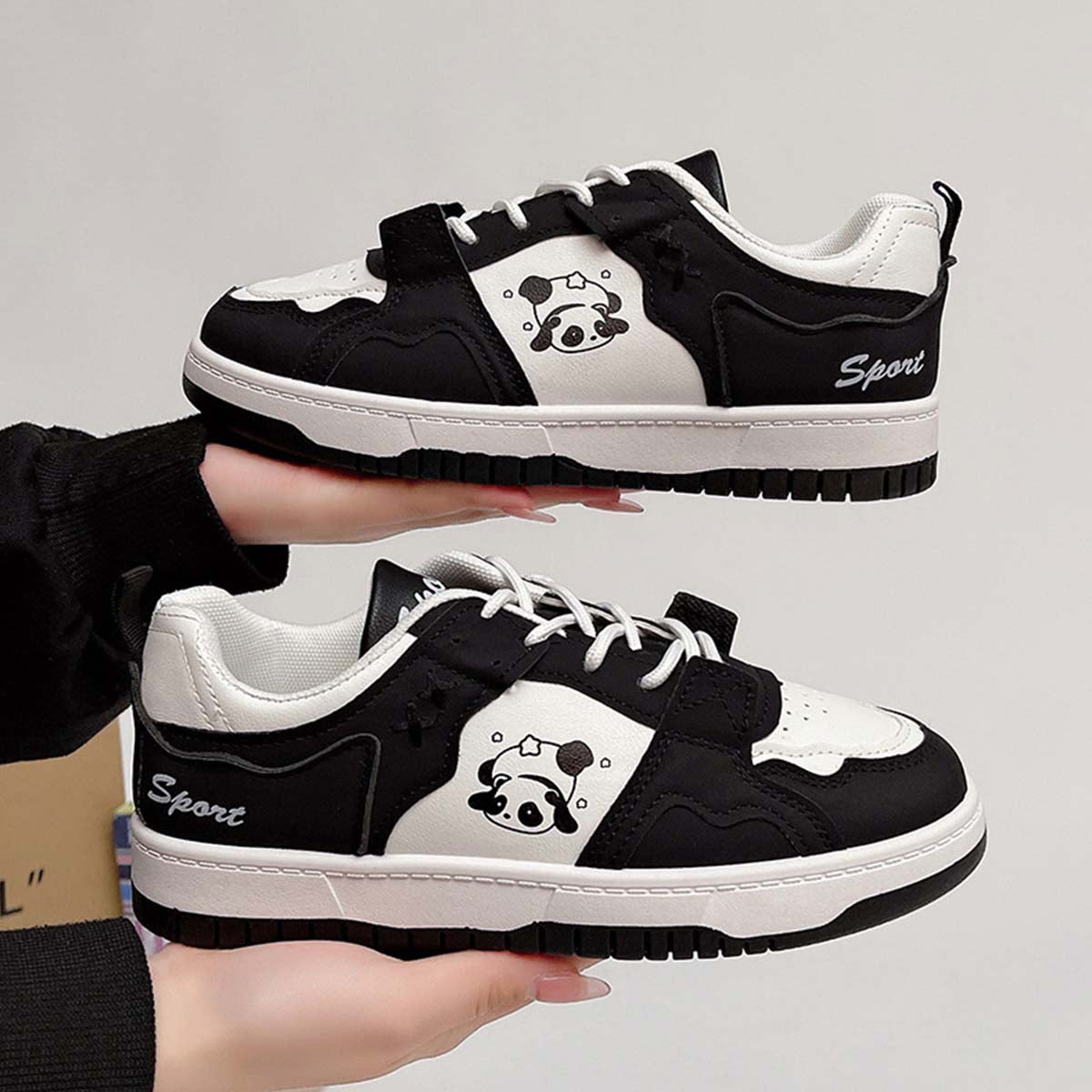 Panda Pop Art Sneakers