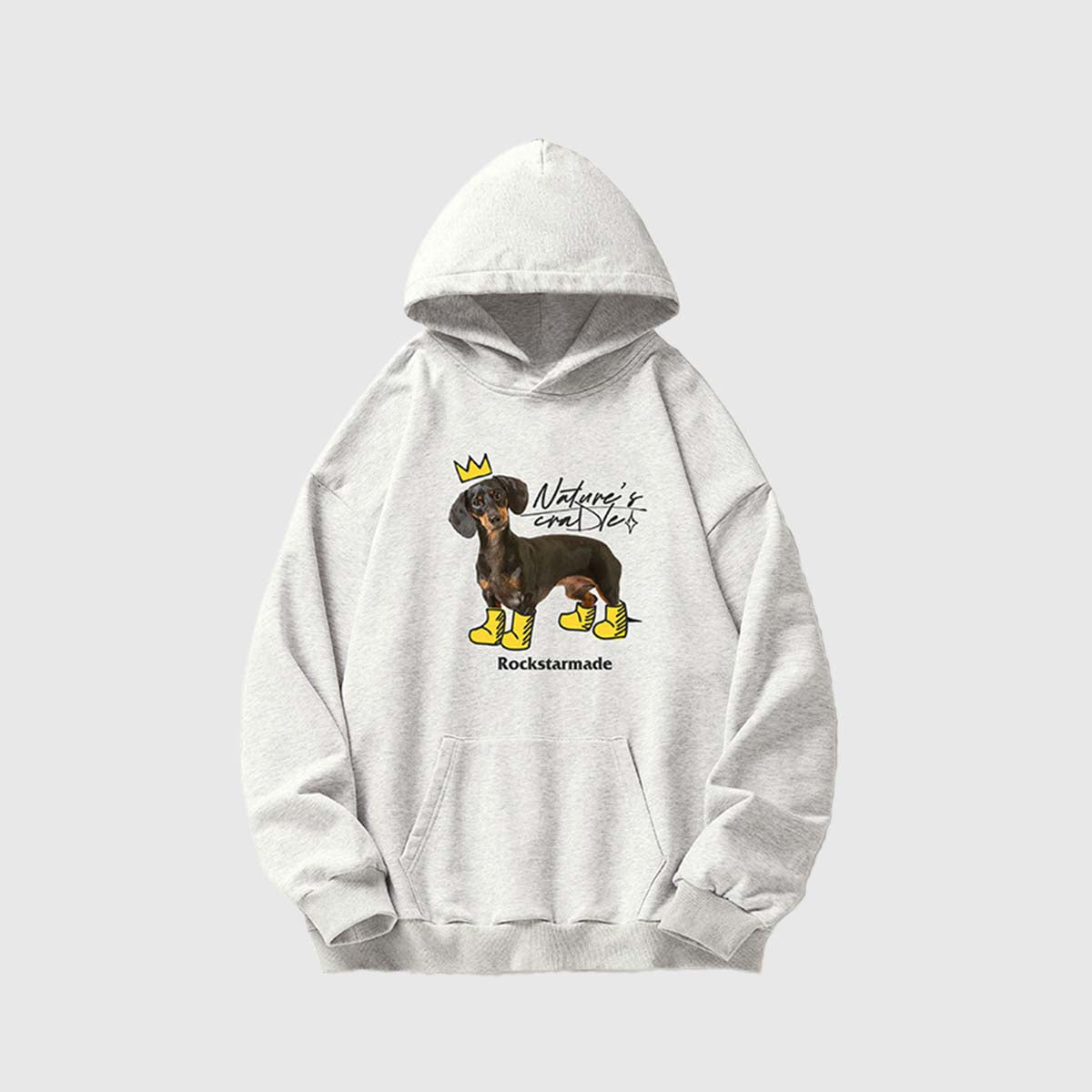 Dog Crown Graphic Hoodie