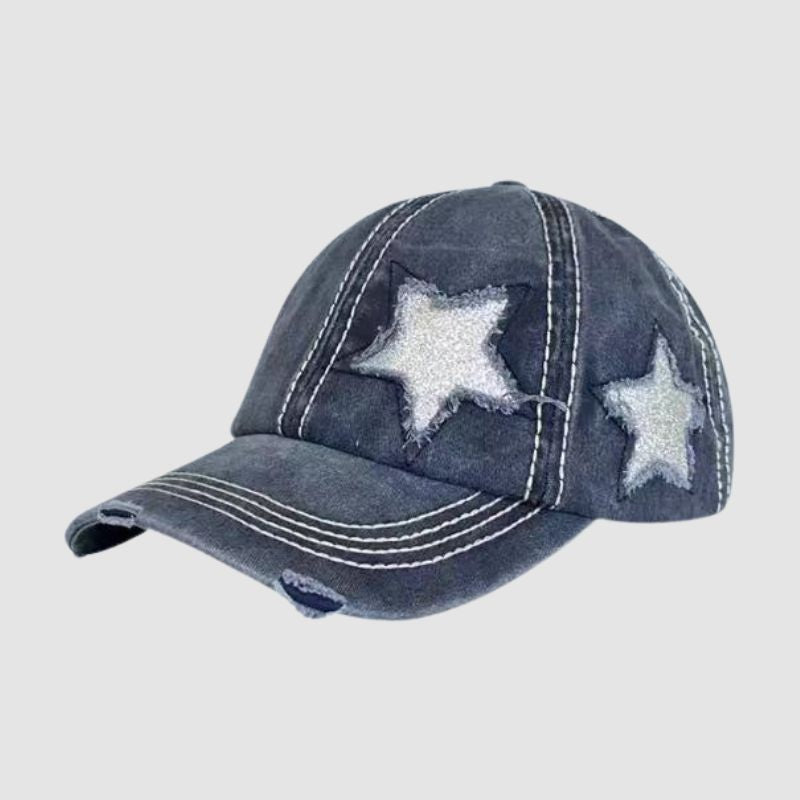 Distressed Star Baseball Cap