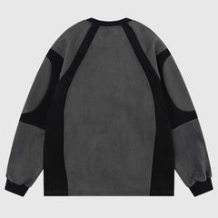 Color Block Crewneck Sweatshirt