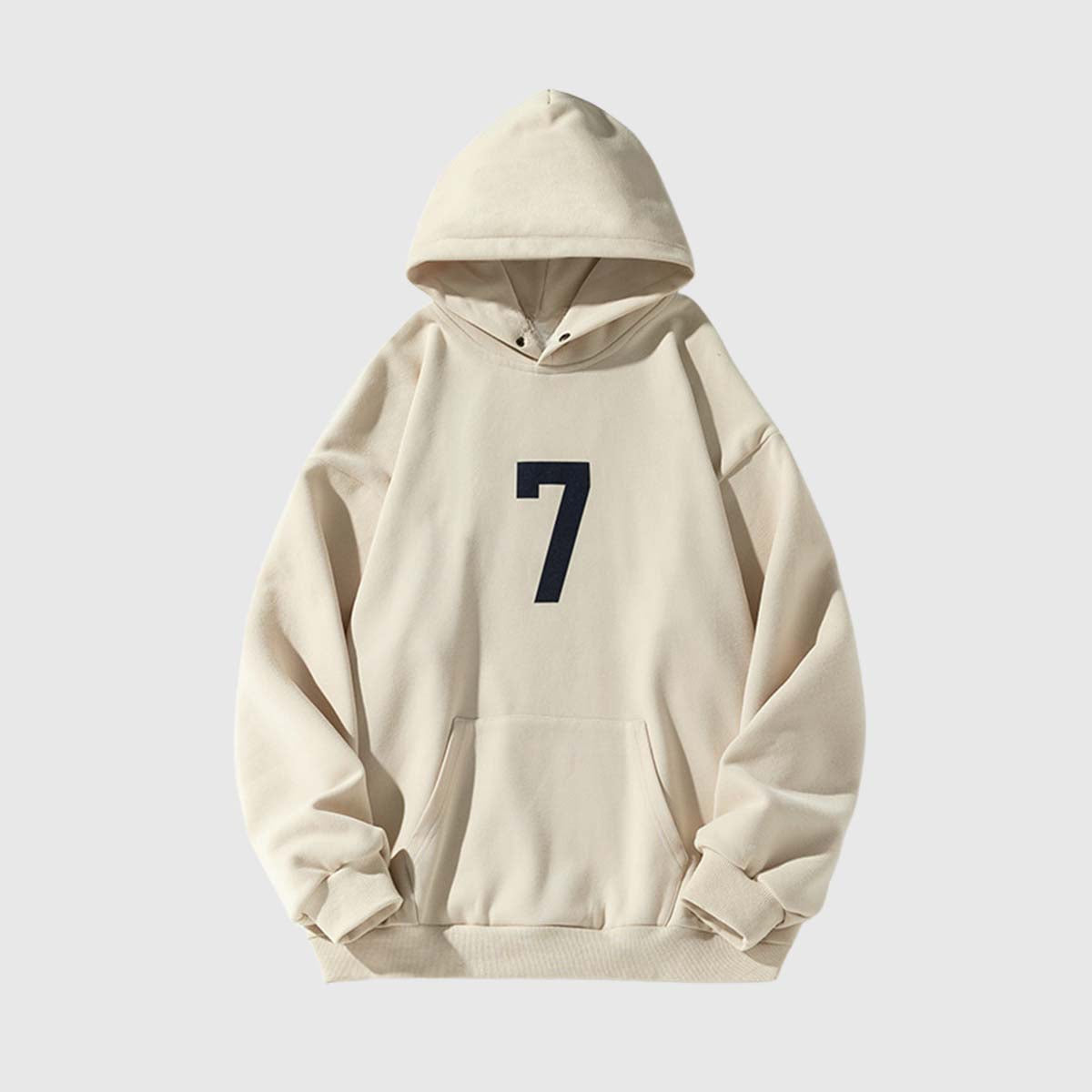 Number Print Hoodie