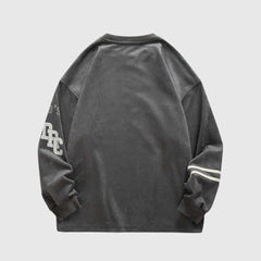 Retro Sports Graphic Sweatshirt