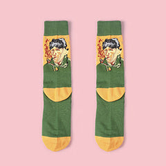 Van Gogh's Self Portrait Sock Vol.2