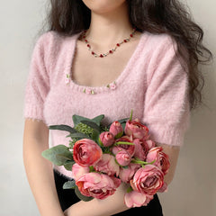 Daphne Rosette Pullover Sweater