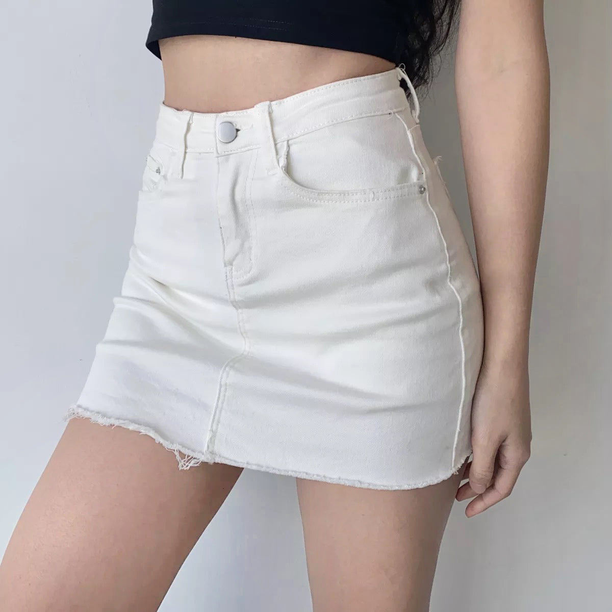 Edgy Gal Denim Skirt