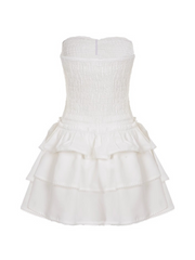 Truth Strapless Ruffled Mini Dress