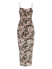 River Embroidered Mesh Dress