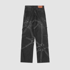 Heavy Weight Spiderweb Jeans