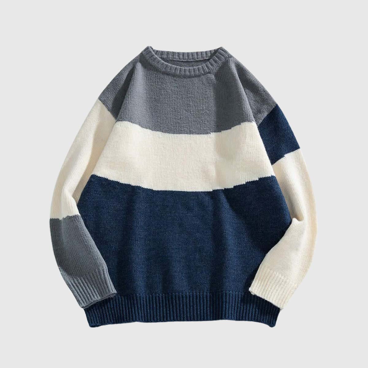 Striped Colorblock Sweater