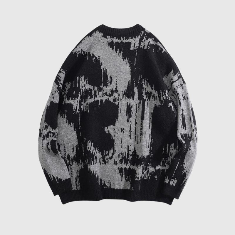 Individualistic Tie-Dye Letter Print Sweater