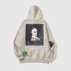 Hyakki Graffiti Print Hoodie